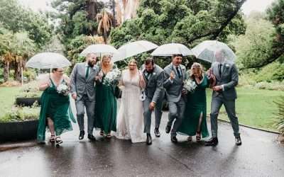 Wedding Photos In The Rain